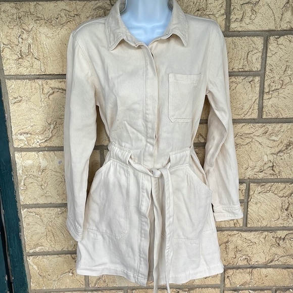 Unpublished JONIE Convertible Utility Dress Jacket in Bone Size Small NWOT - Picture 14 of 16